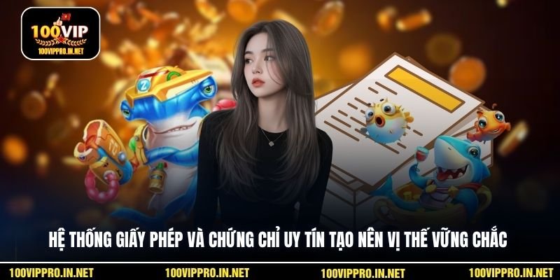 Hệ thống giấy phép và chứng chỉ uy tín tạo nên vị thế vững chắc