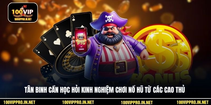 Tân binh cần học hỏi kinh nghiệm chơi nổ hũ từ các cao thủ